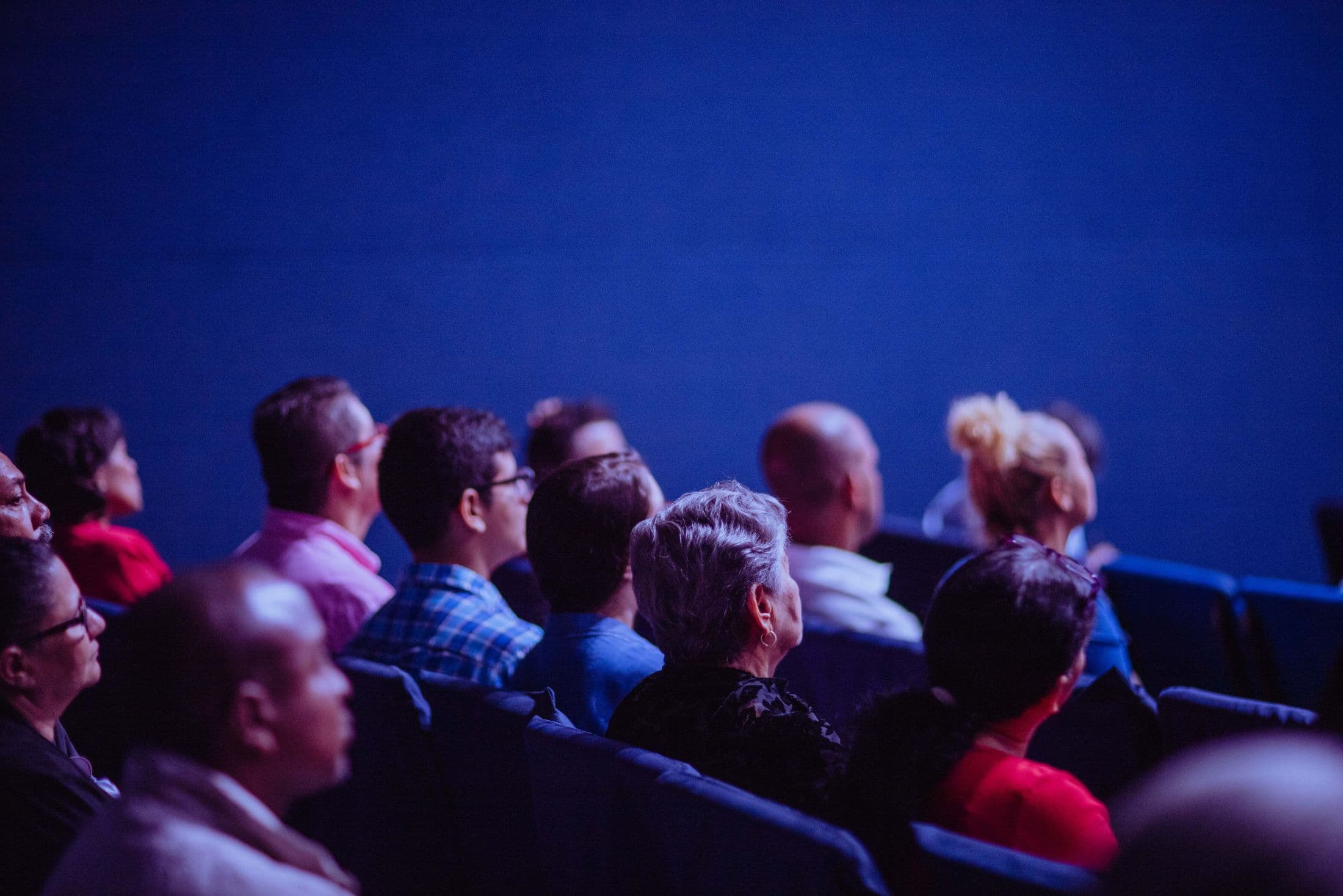 Audience seated at a live event